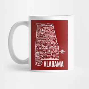 Alabama Map Mug